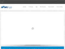 Tablet Screenshot of aparcapp.com